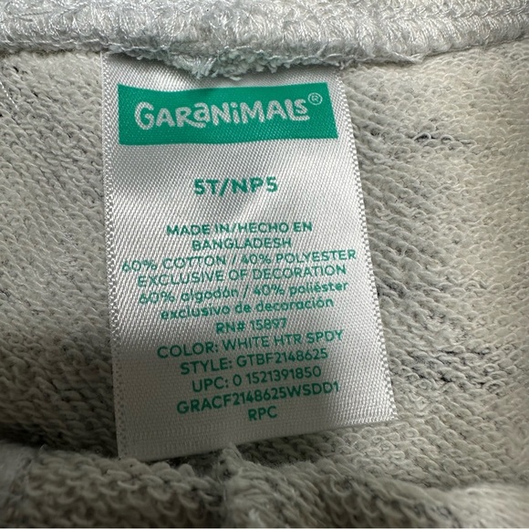 Garanimals Sweatpants Heathered Grey Size 5T - Picture 9 of 16